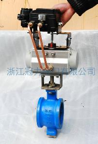 气动V型调节球阀,V型球阀,刀闸阀